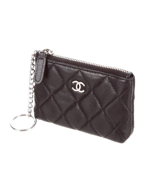 designer key pouch chanel|Chanel wallet cost.